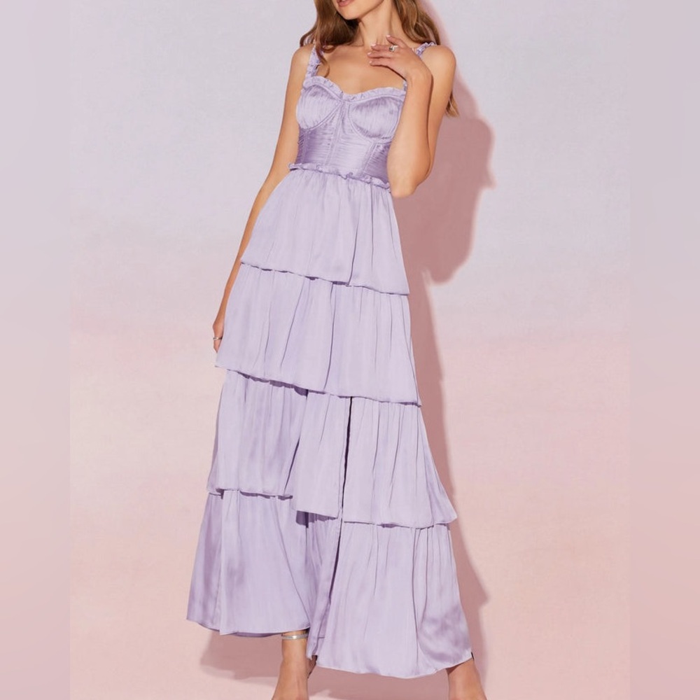 ASTR Tempany Tiered Maxi Dress